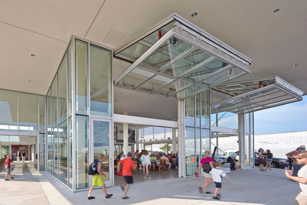 Casco Bay Ferry Terminal Doors Open