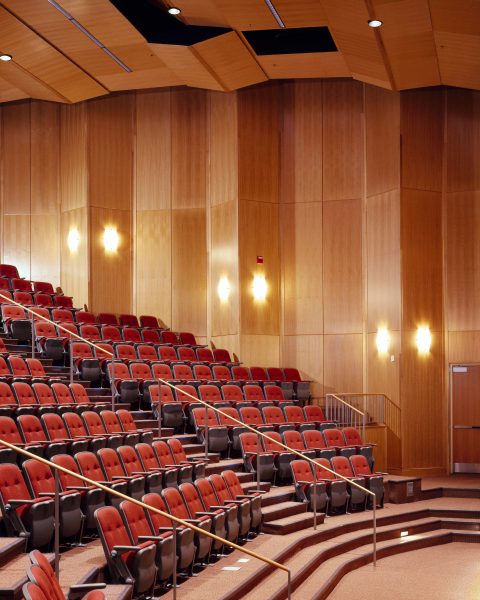 Interior view of the auditorium