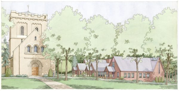 Rendering of Chapel addition