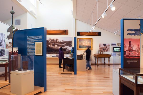 View into the gallery